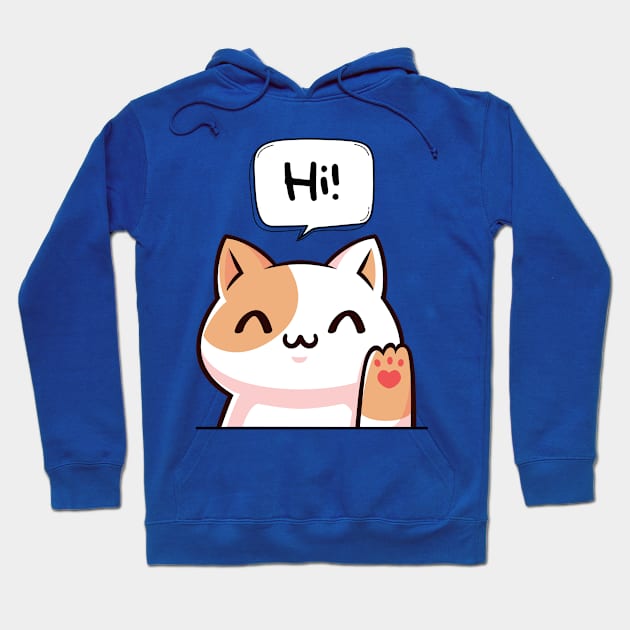 Cute Cat Hoodie by RAMKUMAR G R